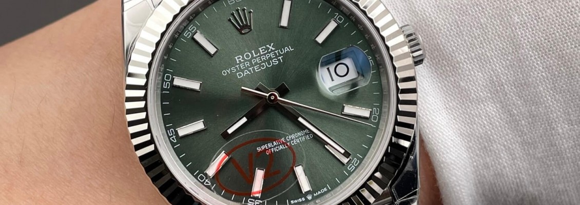 Best Replica Watch Review: VS Factory Rolex Datejust 41 Mint Green V2 Version