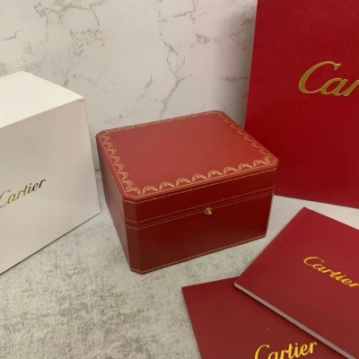The Cartier Red And Black Watch Box Full Set