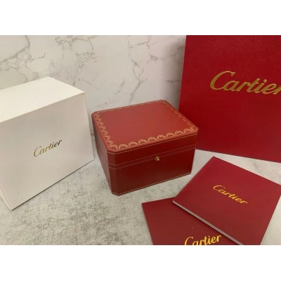 The Cartier Red And Black Watch Box Full Set