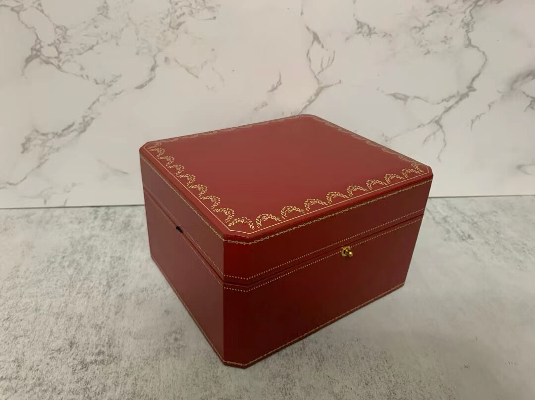 The Cartier Red And Black Watch Box Full Set