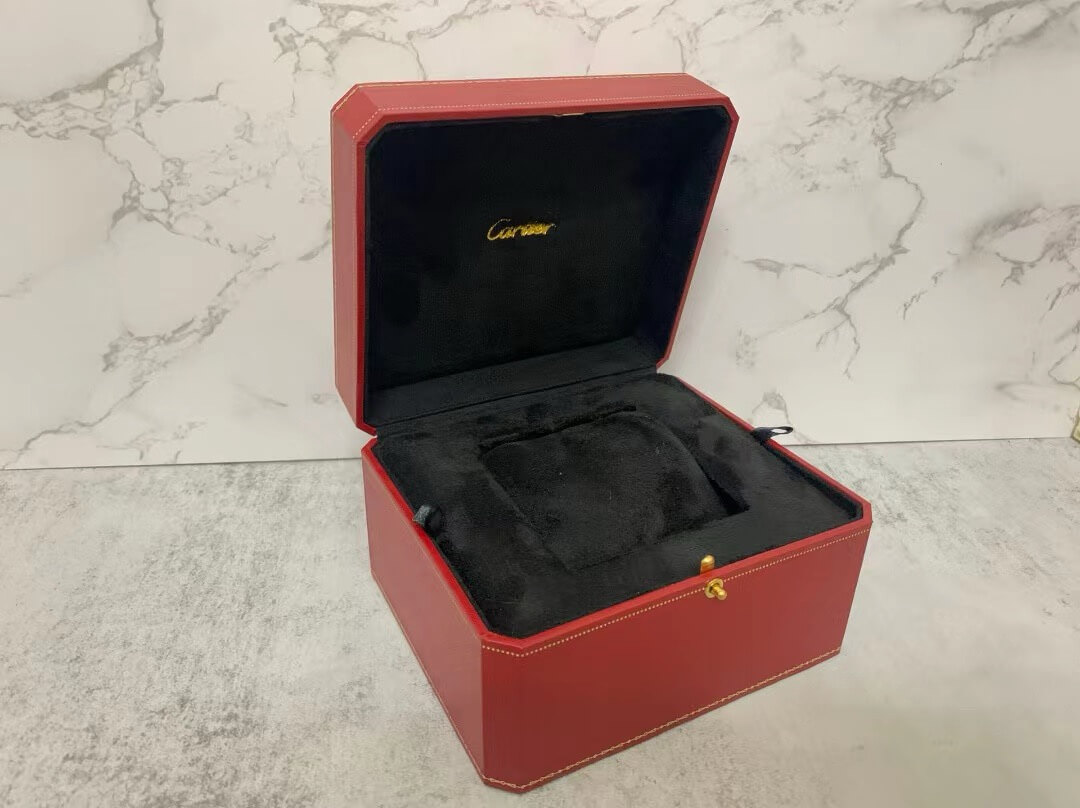 The Cartier Red And Black Watch Box Full Set