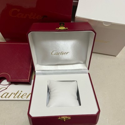 The Cartier Red And White Watch Box Full Set