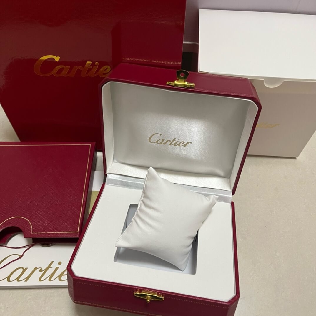 The Cartier Red And White Watch Box Full Set