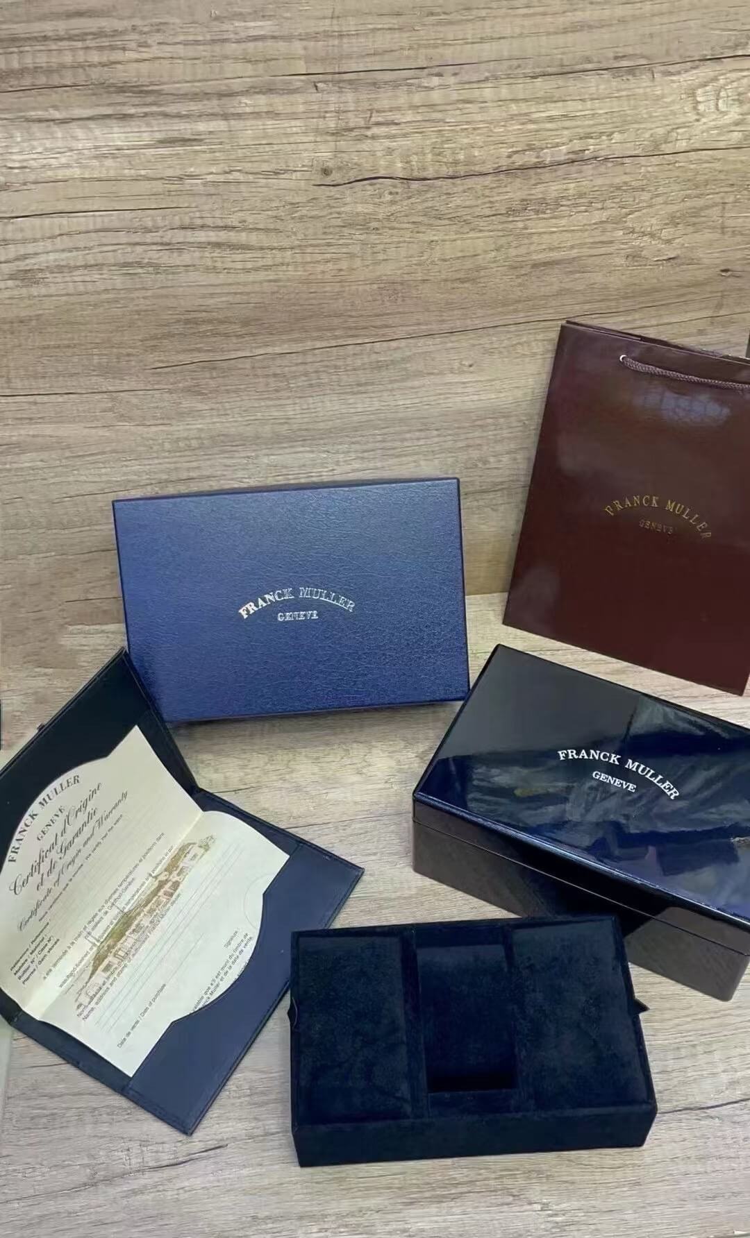 The Franck Muller Watch Box Full Set The Franck Muller Watch Box Full Set