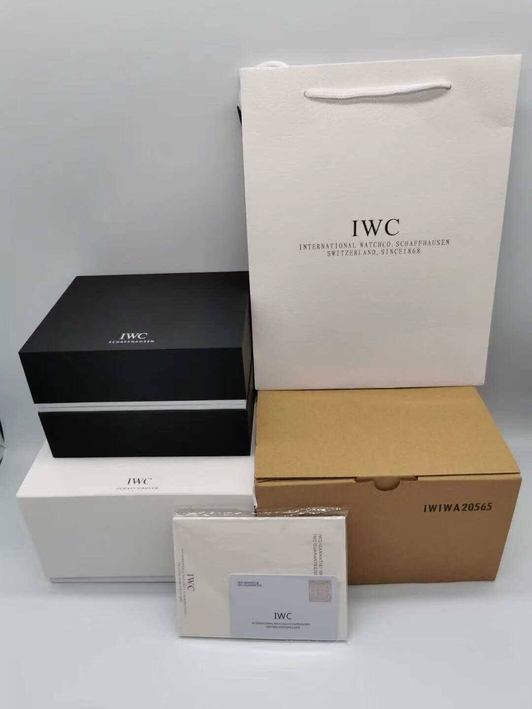 The IWC Watch Box Full Set The IWC Watch Box Full Set