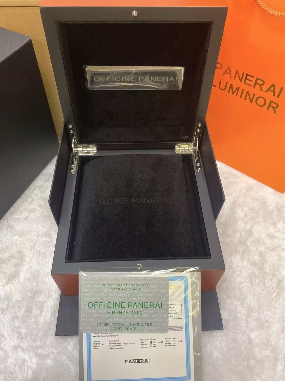 The Panerai Watch Box Full Set The Panerai Watch Box Full Set