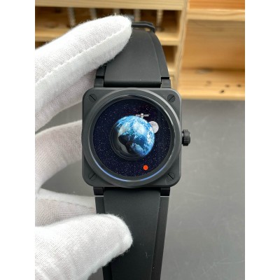 Bell & Ross Replica BR-03 Astro Super Clone Watch BR03A-EMM-CE/SRB