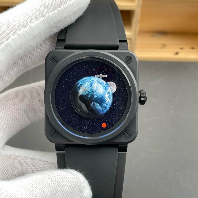 Bell & Ross Replica BR-03 Astro Super Clone Watch BR03A-EMM-CE/SRB