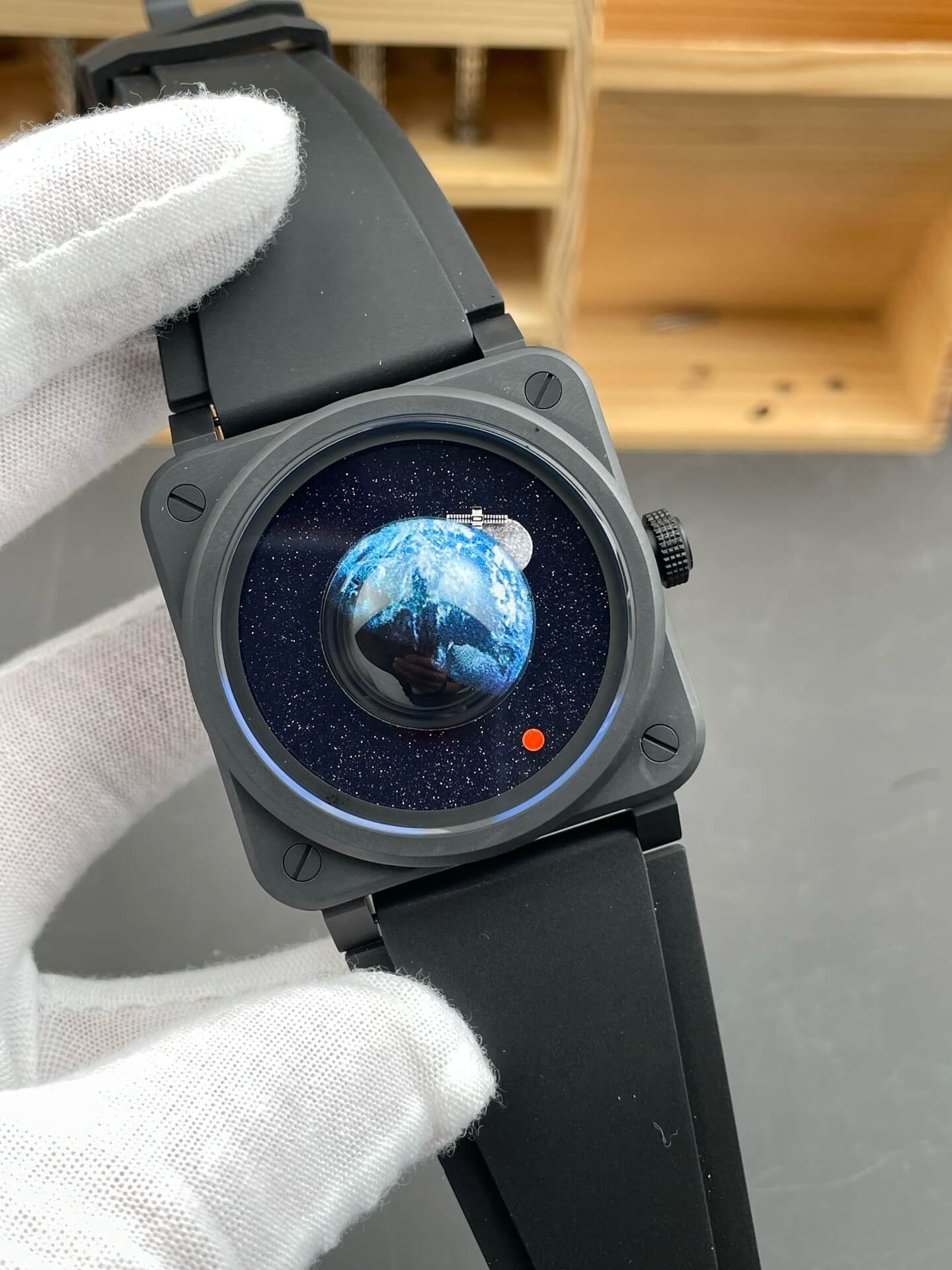 Bell & Ross Replica BR-03 Astro Super Clone Watch BR03A-EMM-CE/SRB