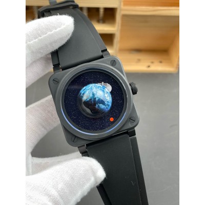 Bell & Ross Replica BR-03 Astro Super Clone Watch BR03A-EMM-CE/SRB