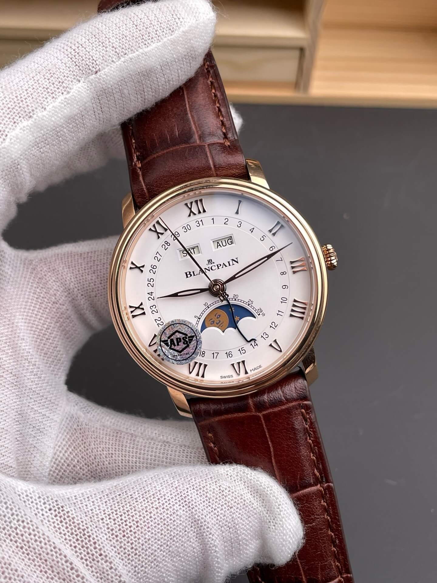 Blancpain Replica Villeret Quantième Complet Super Clone Watch 6654 3642 55B Blancpain Replica Villeret Quantième Complet Super Clone Watch 6654 3642 55B