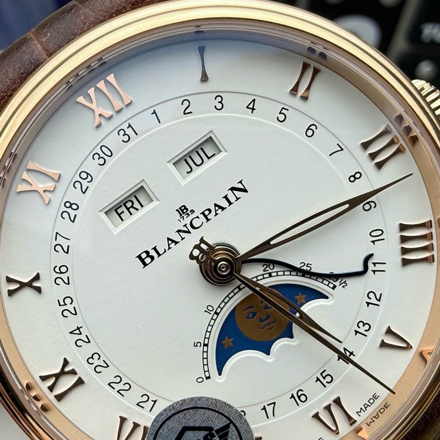 Blancpain Replica Villeret Quantième Complet Super Clone Watch 6654 3642 55B