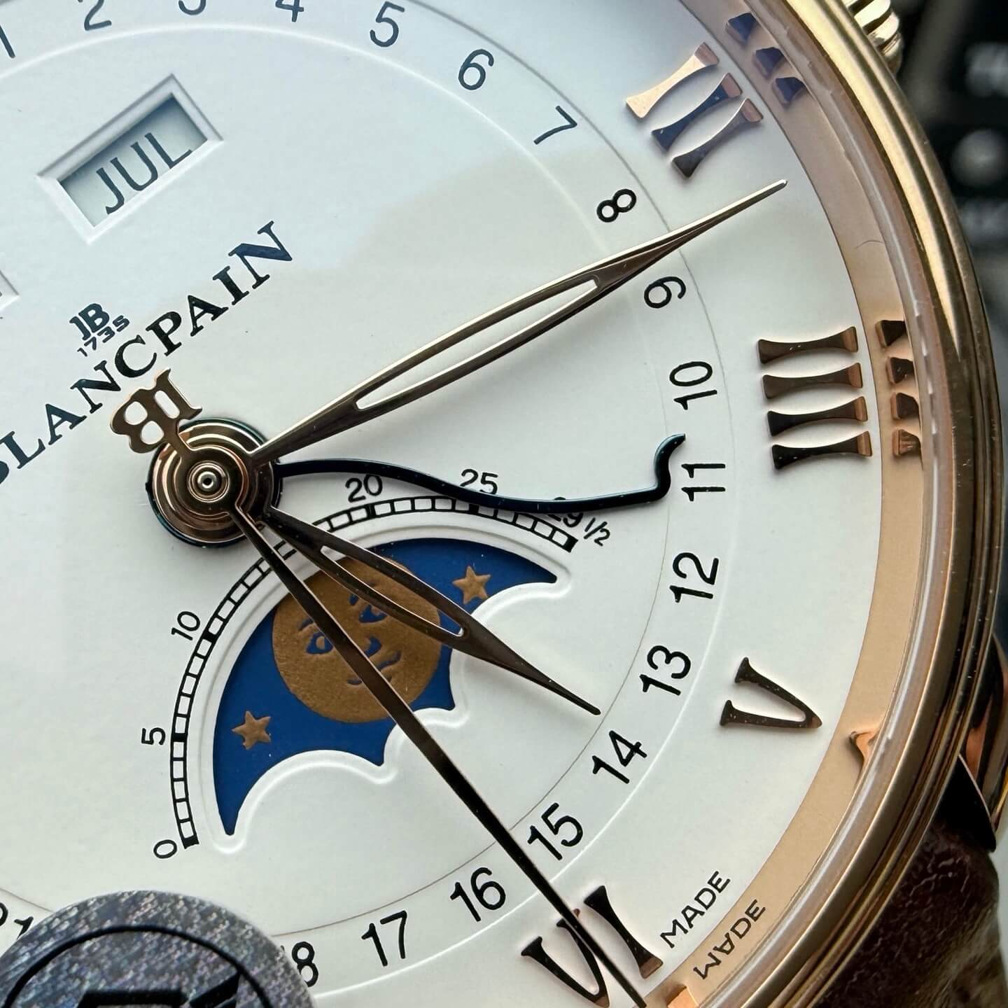 Blancpain Replica Villeret Quantième Complet Super Clone Watch 6654 3642 55B