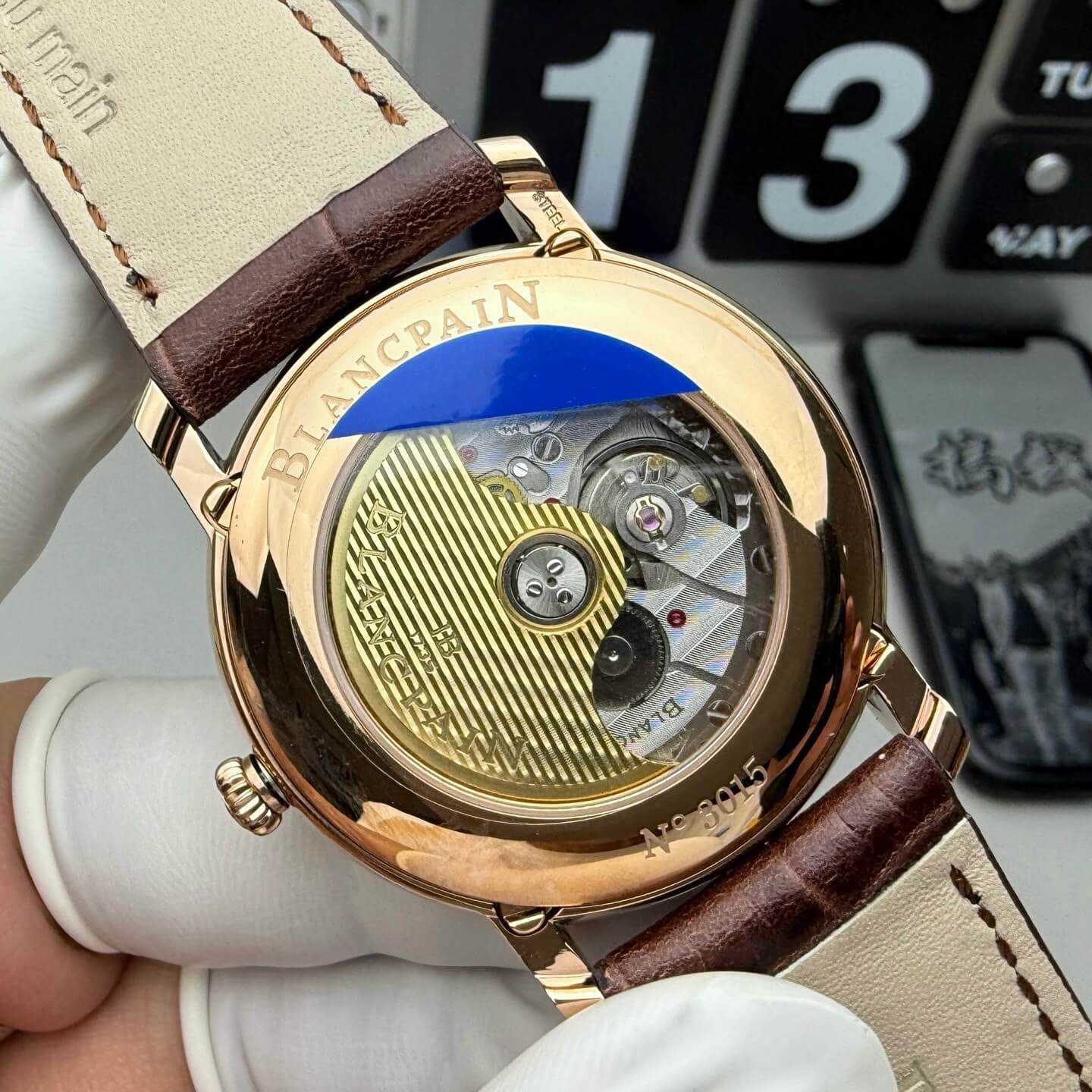 Blancpain Replica Villeret Quantième Complet Super Clone Watch 6654 3642 55B