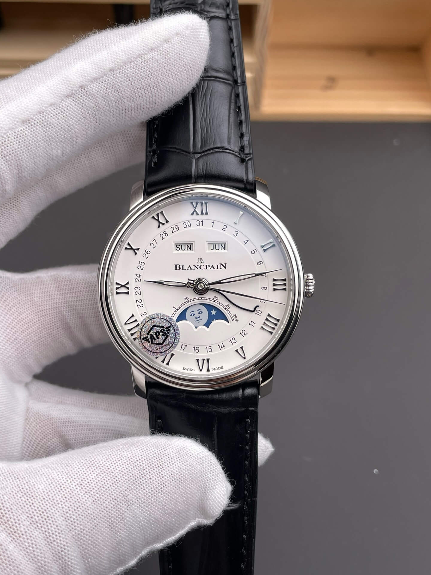 Blancpain Replica Villeret Quantième Complet Phases de Lune Super Clone Watch 6654 1127 55B Blancpain Replica Villeret Quantième Complet Phases de Lune Super Clone Watch 6654 1127 55B