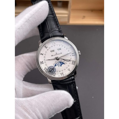 Blancpain Replica Villeret Quantième Complet Phases de Lune Super Clone Watch 6654 1127 55B