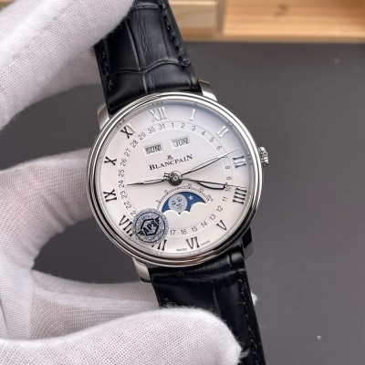 Blancpain Replica Villeret Quantième Complet Phases de Lune Super Clone Watch 6654 1127 55B