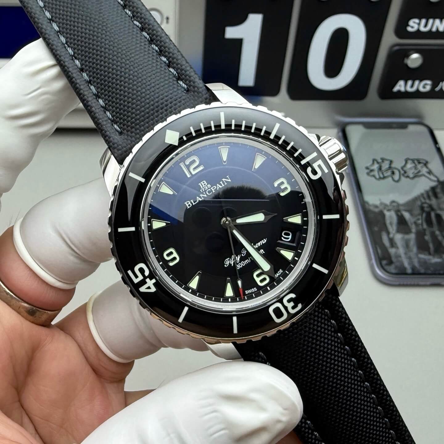 Blancpain Replica Fifty Fathoms Automatique Super Clone Watch 5015 1130 52B