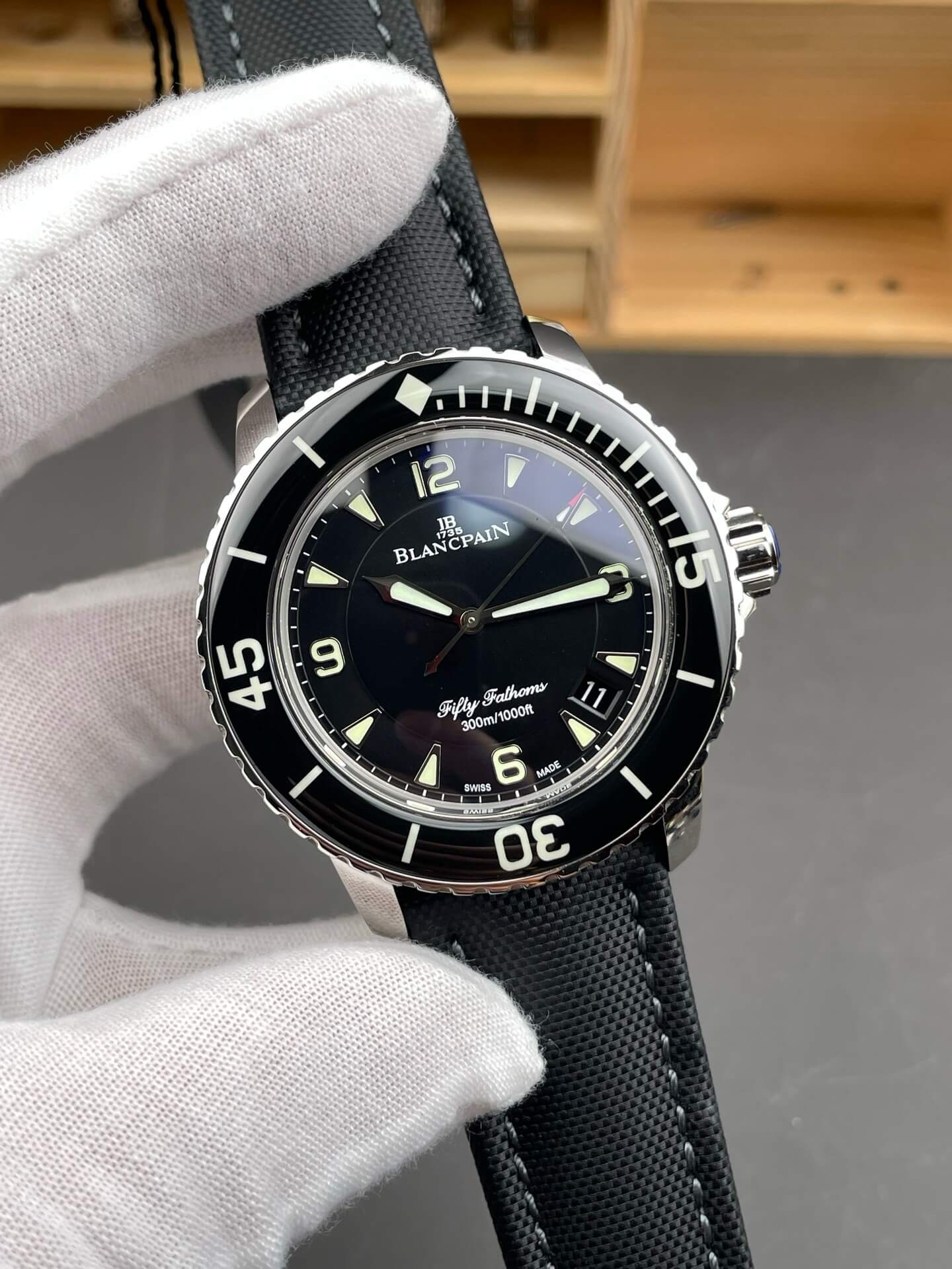Blancpain Replica Fifty Fathoms Automatique Super Clone Watch 5015 1130 52B Blancpain Replica Fifty Fathoms Automatique Super Clone Watch 5015 1130 52B