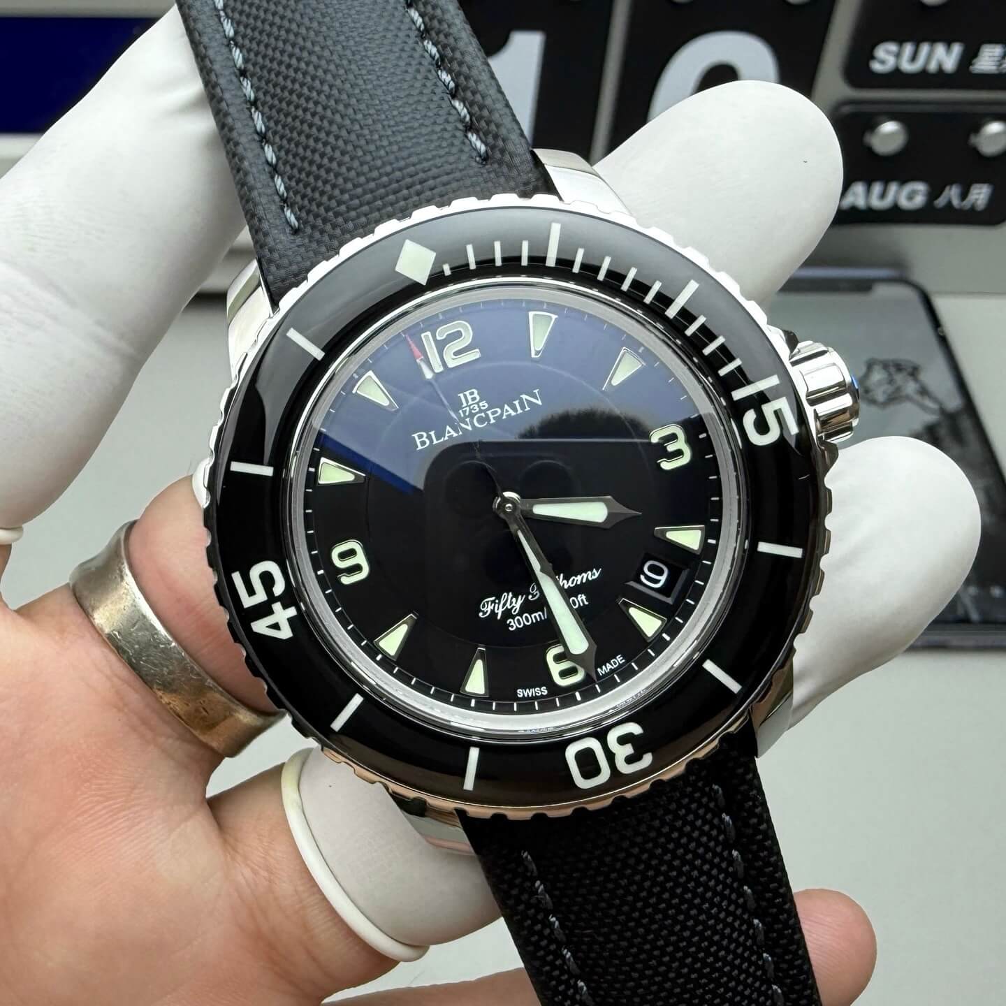 Blancpain Replica Fifty Fathoms Automatique Super Clone Watch 5015 1130 52B