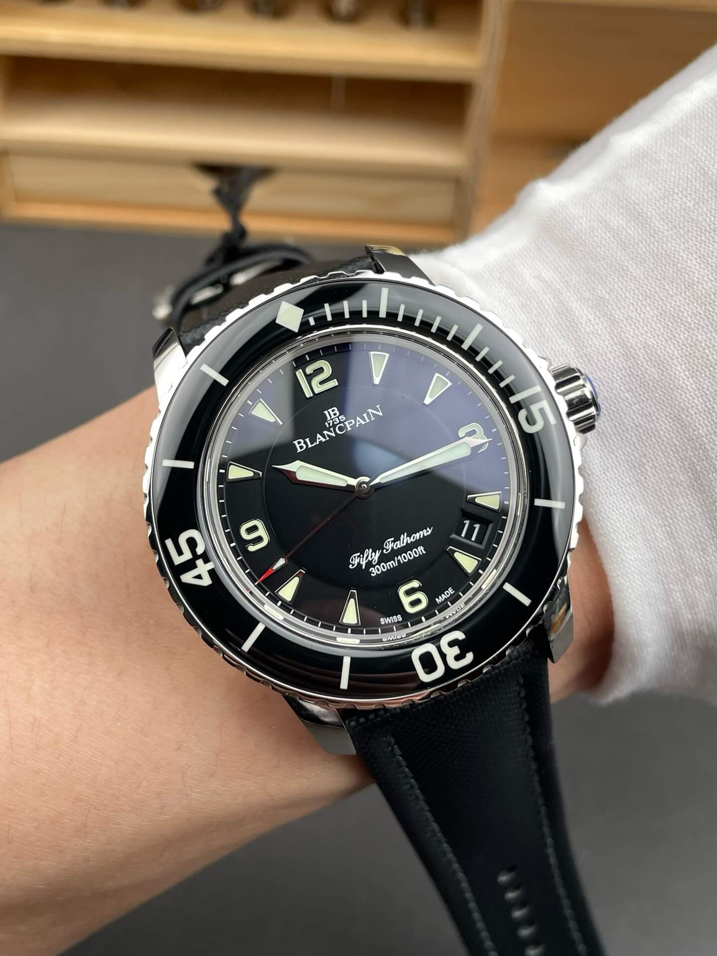 Blancpain Replica Fifty Fathoms Automatique Super Clone Watch 5015 1130 52B Blancpain Replica Fifty Fathoms Automatique Super Clone Watch 5015 1130 52B