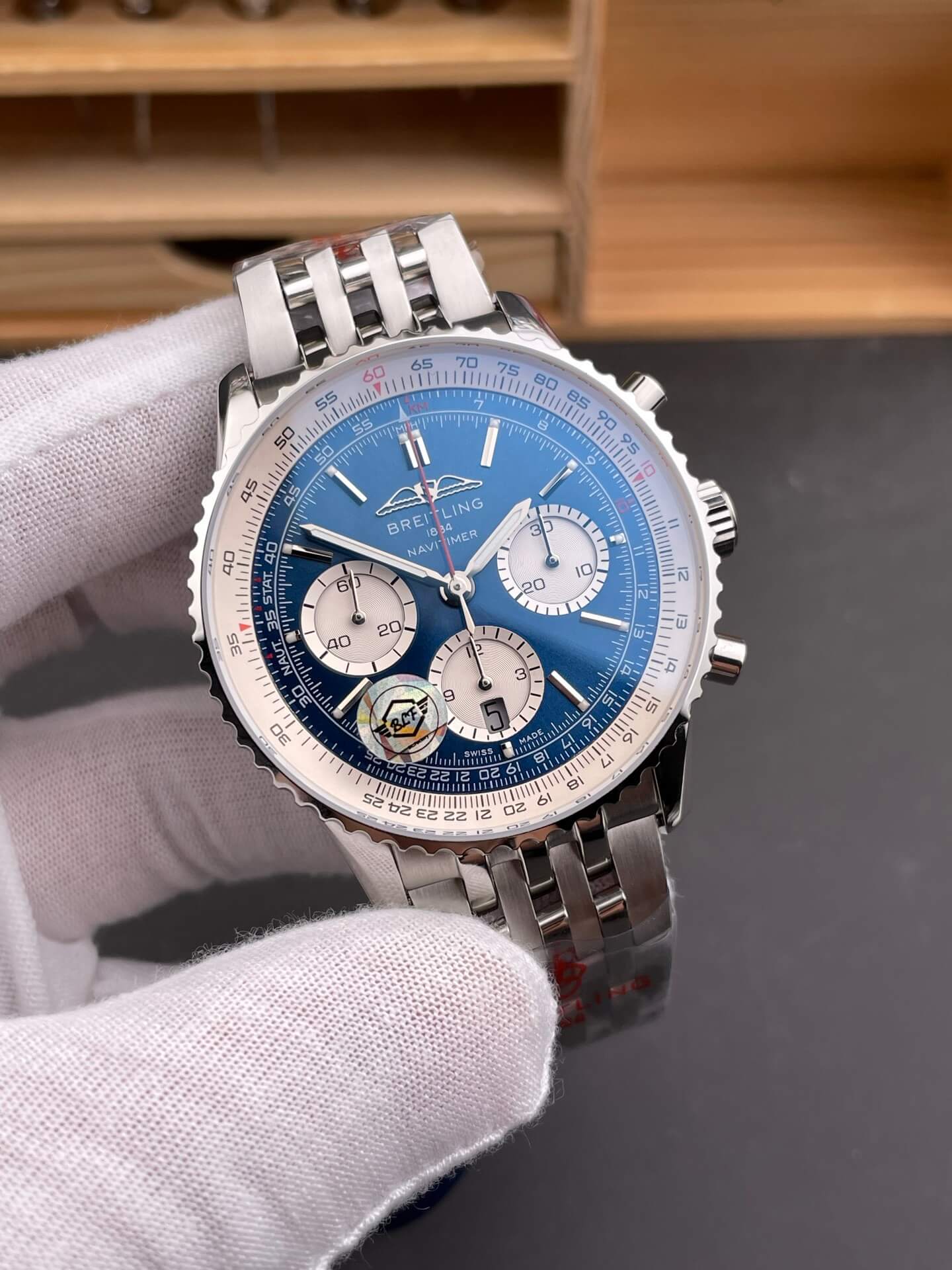 Breitling Replica Navitimer B01 Chronograph 43 Super Clone Watch AB0121211B3A1