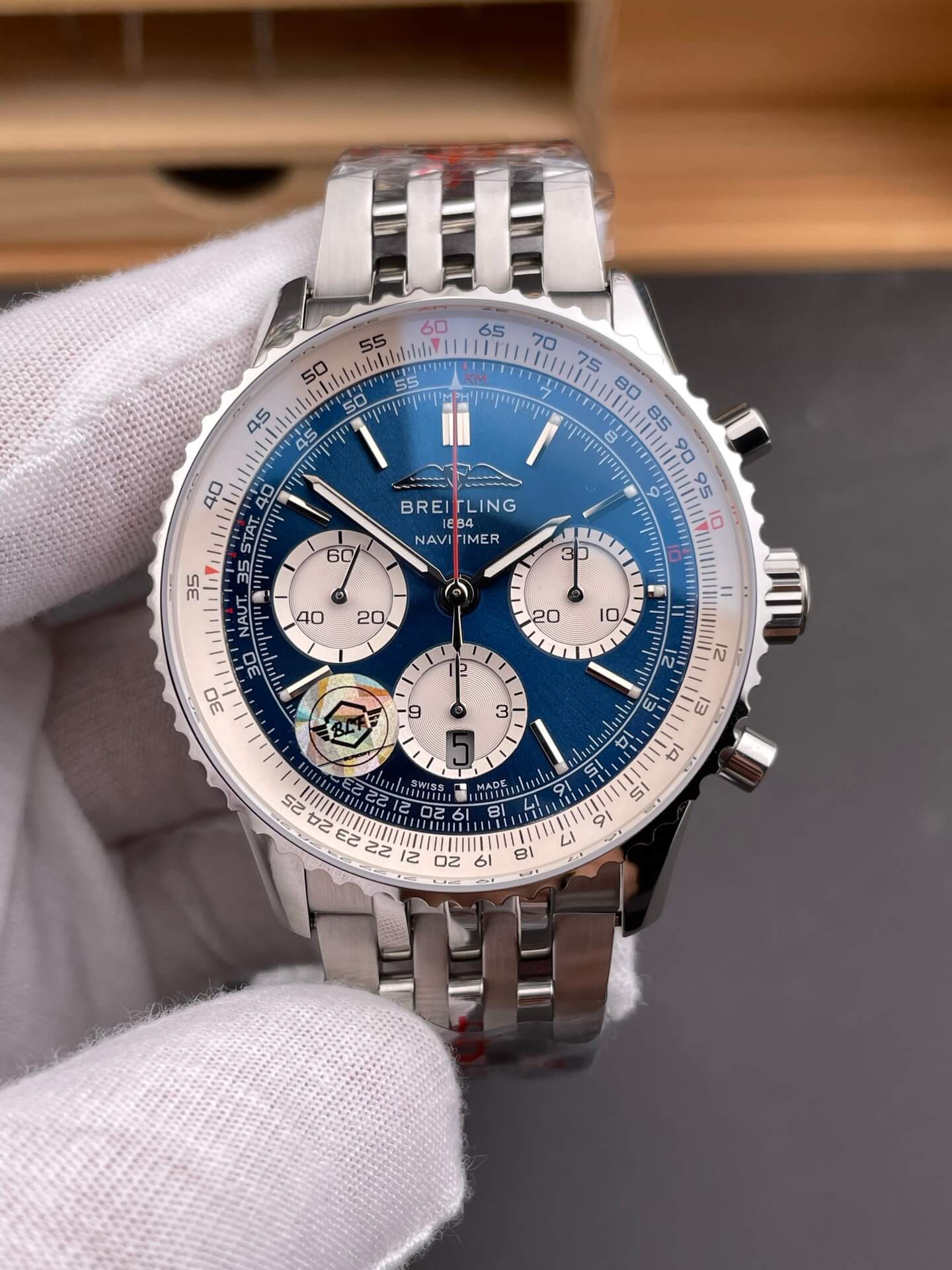 Breitling Replica Navitimer B01 Chronograph 43 Super Clone Watch AB0121211B3A1