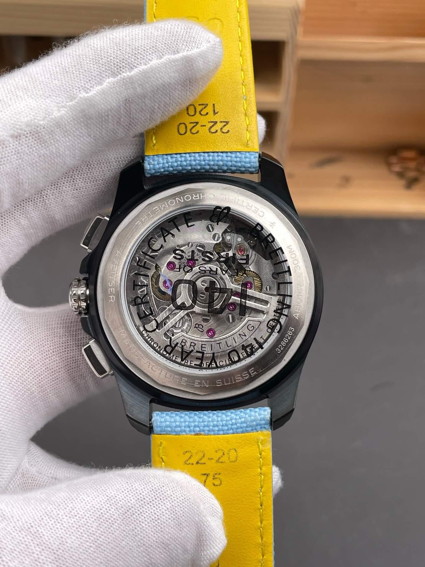 Breitling Replica Avenger B01 Chronograph 42 Night Mission Super Clone Watch SB0146101L1X1