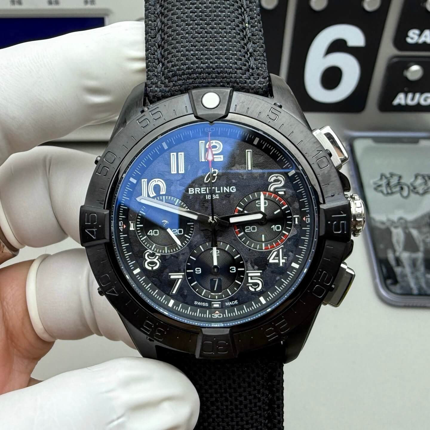 Breitling Replica Avenger B01 Chronograph 44 Night Mission Super Clone Watch SB0147101B1X1