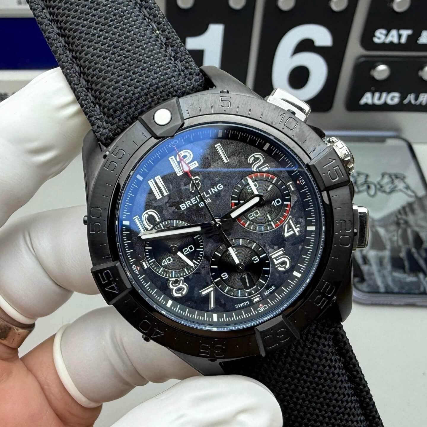 Breitling Replica Avenger B01 Chronograph 44 Night Mission Super Clone Watch SB0147101B1X1