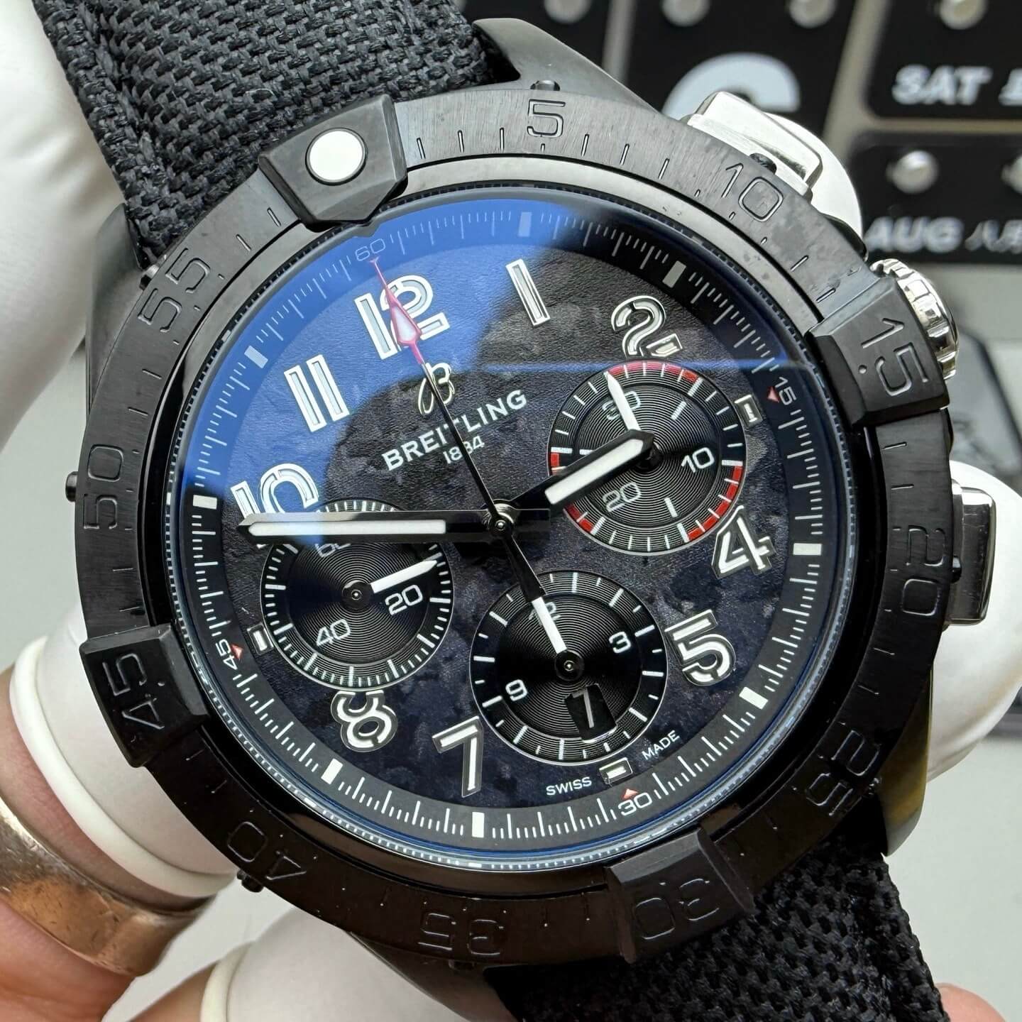 Breitling Replica Avenger B01 Chronograph 44 Night Mission Super Clone Watch SB0147101B1X1