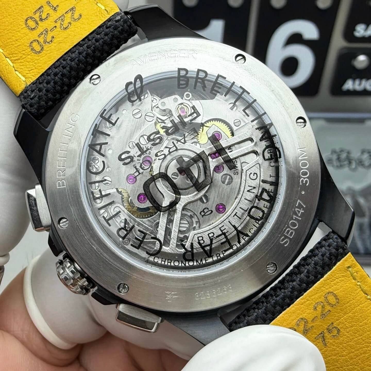 Breitling Replica Avenger B01 Chronograph 44 Night Mission Super Clone Watch SB0147101B1X1