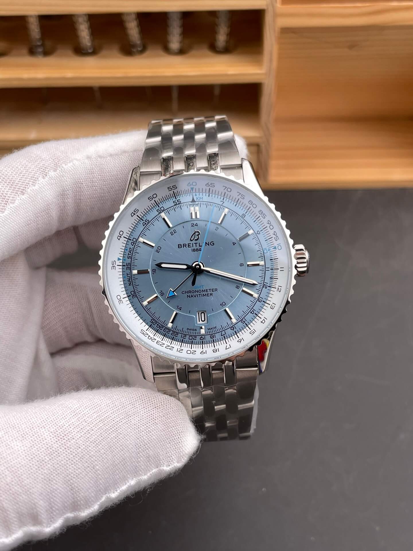 Breitling Replica Navitimer Automatic GMT 41 Super Clone Watch A32310171C1A1