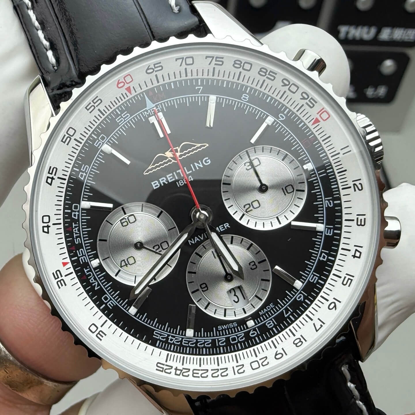 Breitling Replica Navitimer B01 Chronograph 43 Super Clone Watch AB0138211B1P1