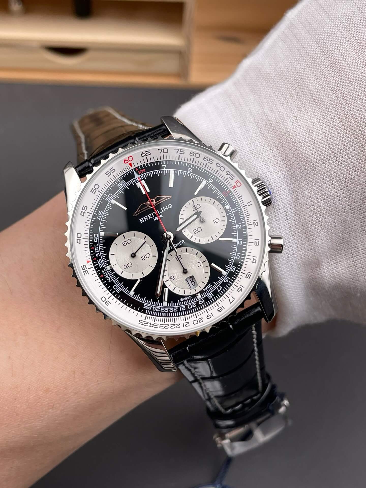 Breitling Replica Navitimer B01 Chronograph 43 Super Clone Watch AB0138211B1P1 Breitling Replica Navitimer B01 Chronograph 43 Super Clone Watch AB0138211B1P1