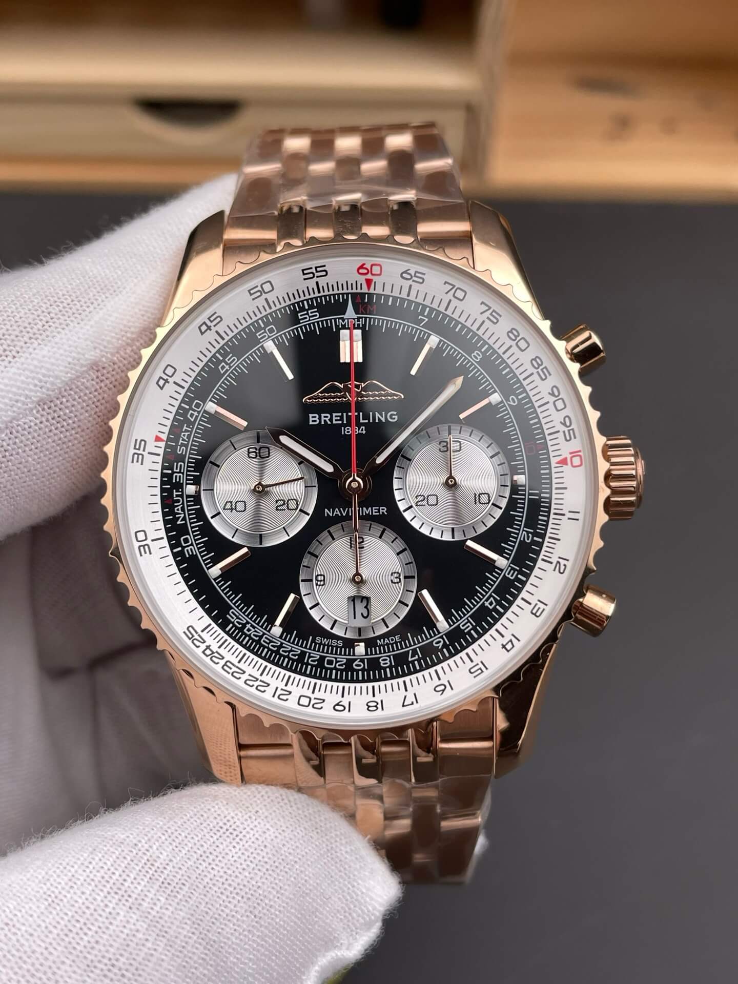 Breitling Replica Navitimer B01 Chronograph 43 Super Clone Watch RB0138211B1R1 Breitling Replica Navitimer B01 Chronograph 43 Super Clone Watch RB0138211B1R1