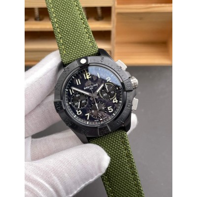 Breitling Replica Super Avenger B01 Chronograph 46 Night Mission Super Clone Watch SB0148101B1X1