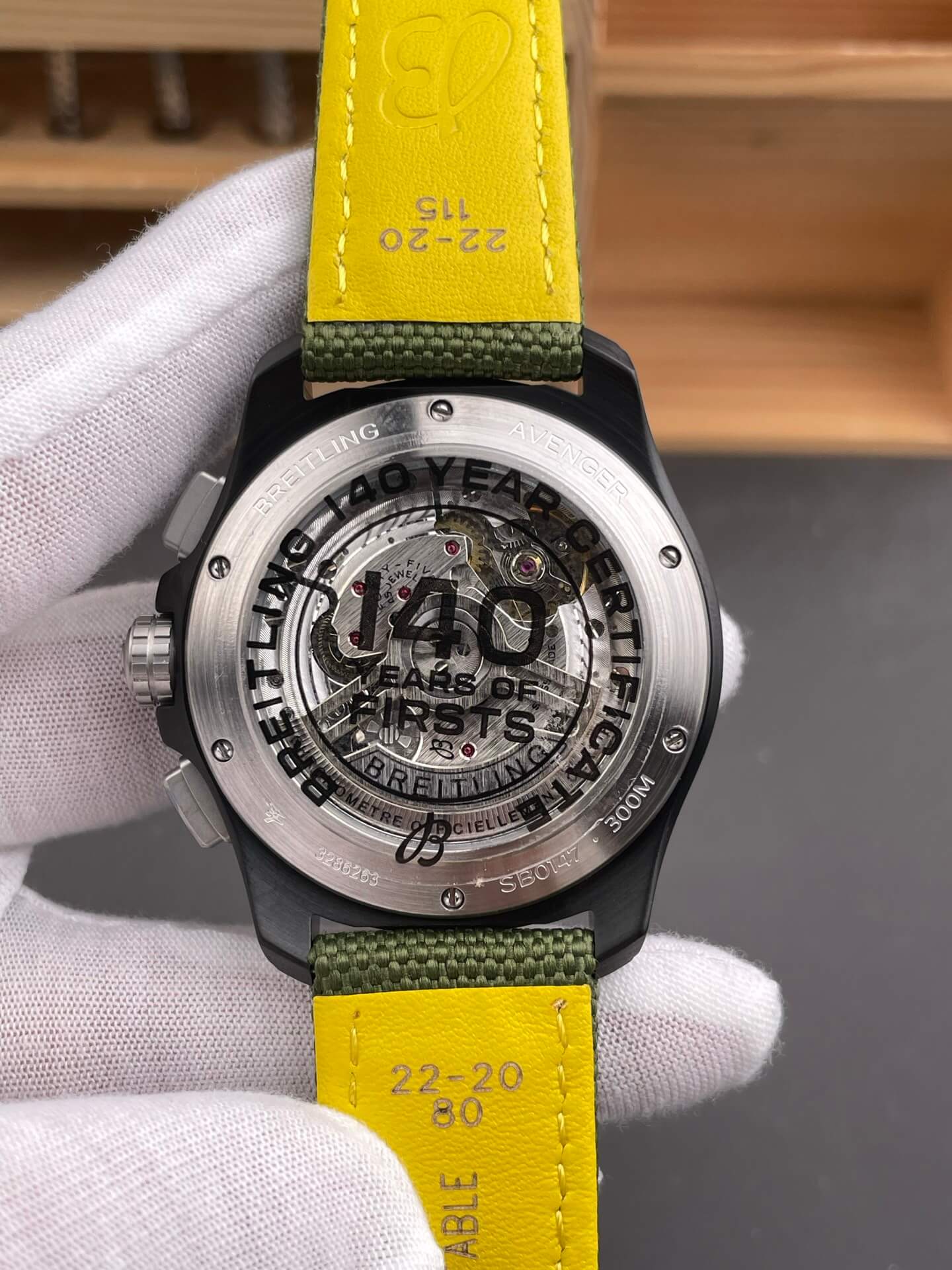 Breitling Replica Super Avenger B01 Chronograph 46 Night Mission Super Clone Watch SB0148101B1X1