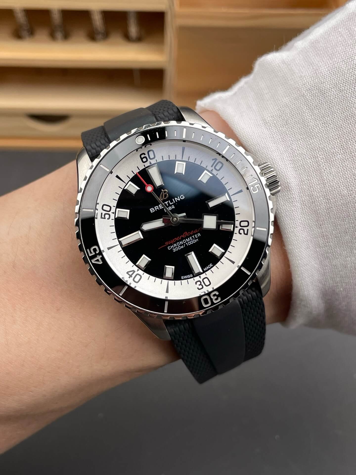 Breitling Replica Superocean Automatic 42 Super Clone Watch A17375211B1S1 Breitling Replica Superocean Automatic 42 Super Clone Watch A17375211B1S1