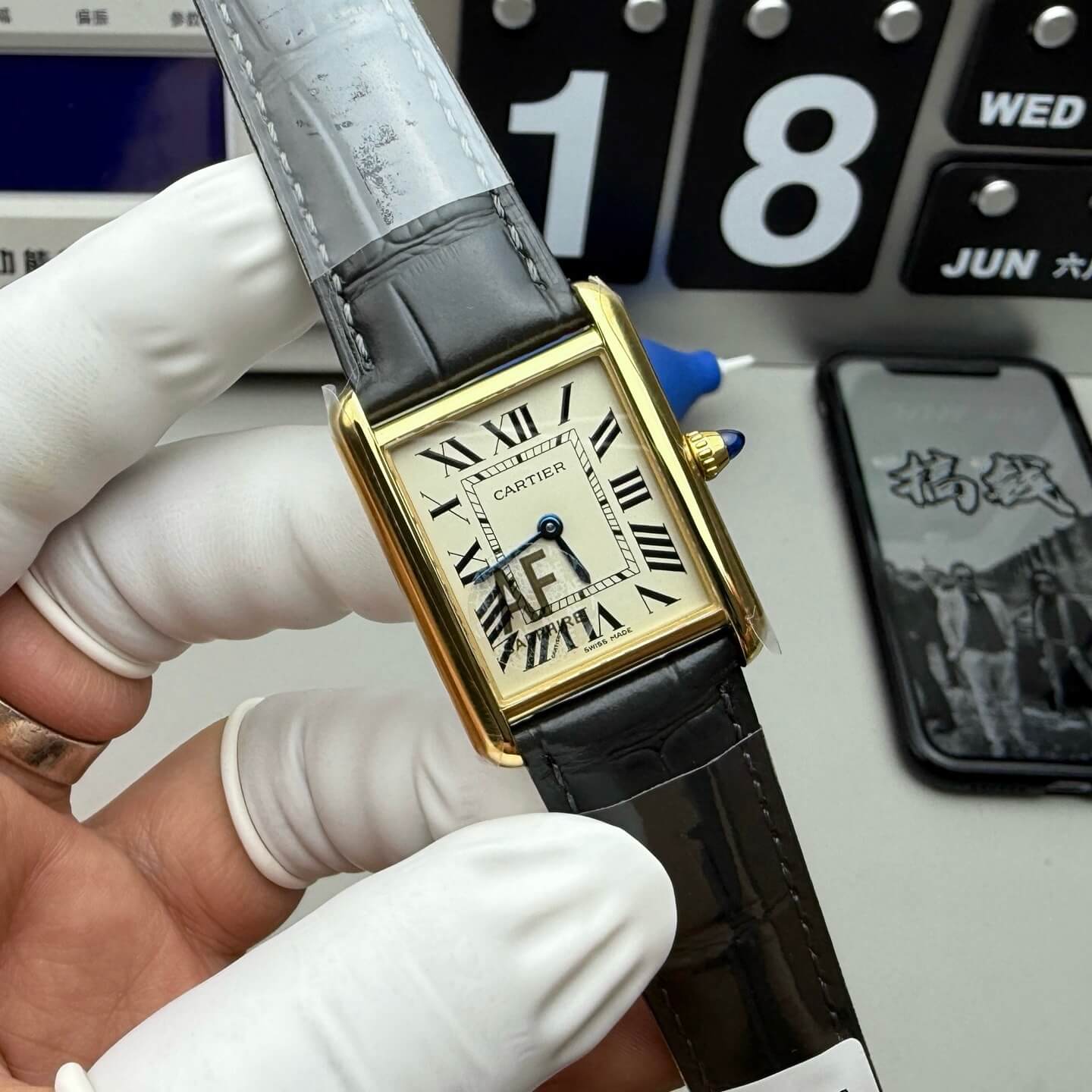 Cartier Replica Tank Louis Super Clone Watch WGTA0343