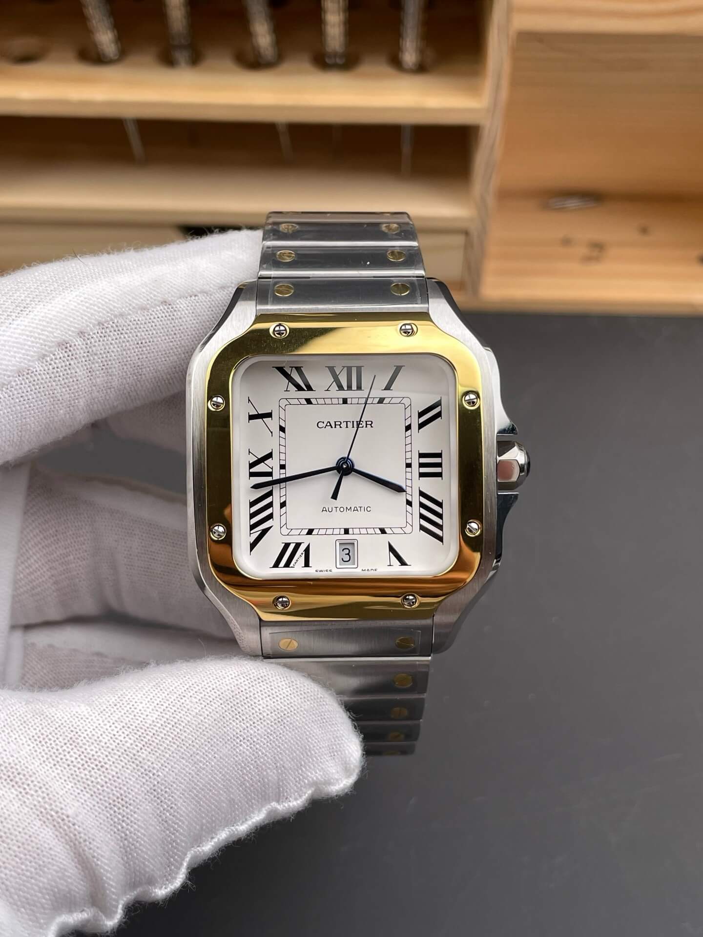 Cartier Replica Santos Super Clone Watch W2SA0009 Cartier Replica Santos Super Clone Watch W2SA0009
