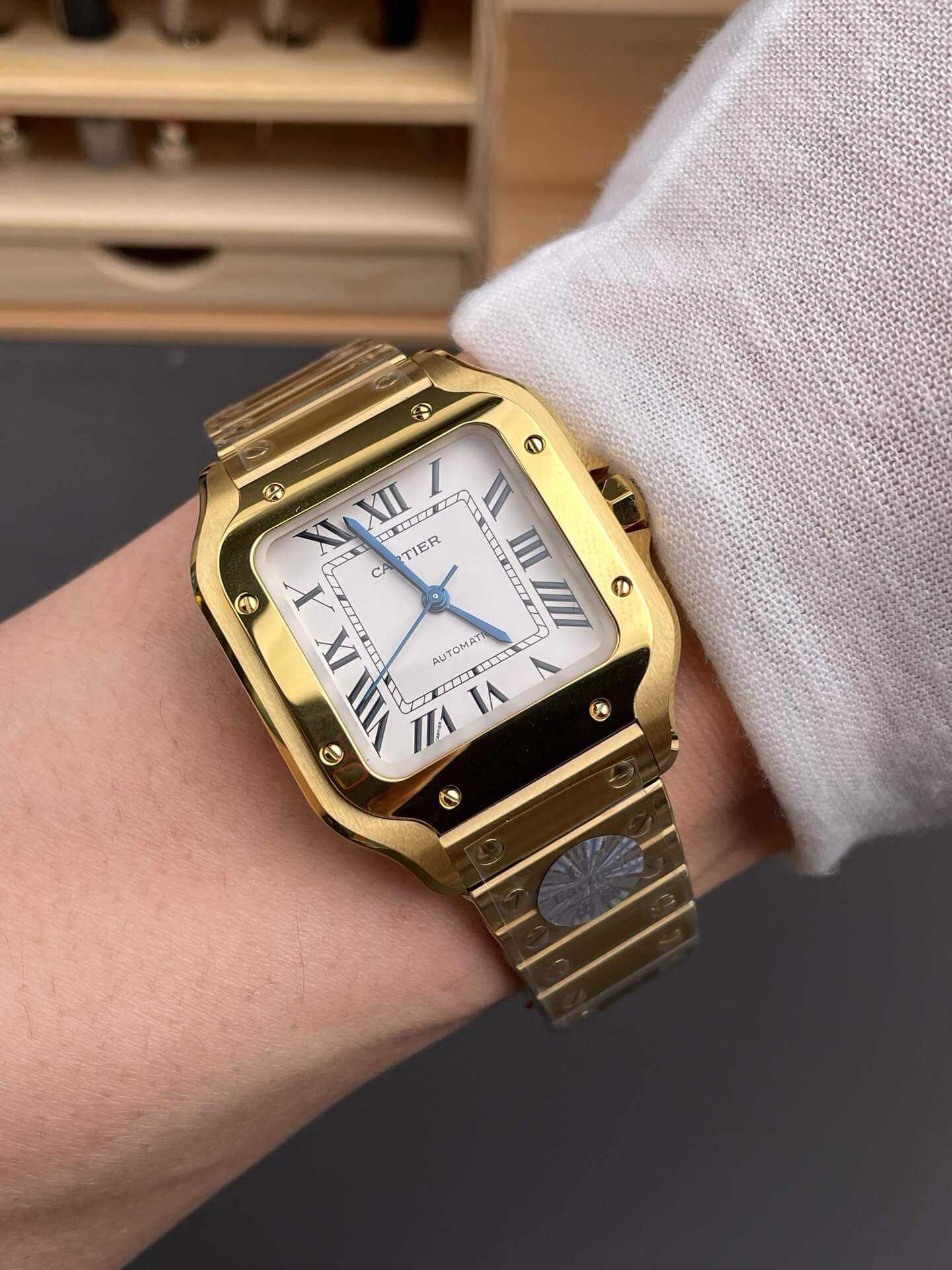 Cartier Replica Santos Super Clone Watch WGSA0030 Cartier Replica Santos Super Clone Watch WGSA0030