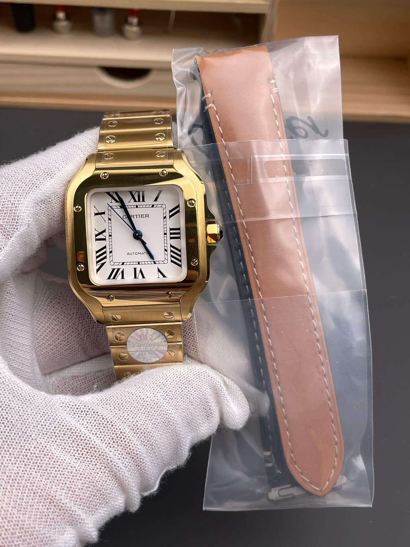 Cartier Replica Santos Super Clone Watch WGSA0030 Cartier Replica Santos Super Clone Watch WGSA0030