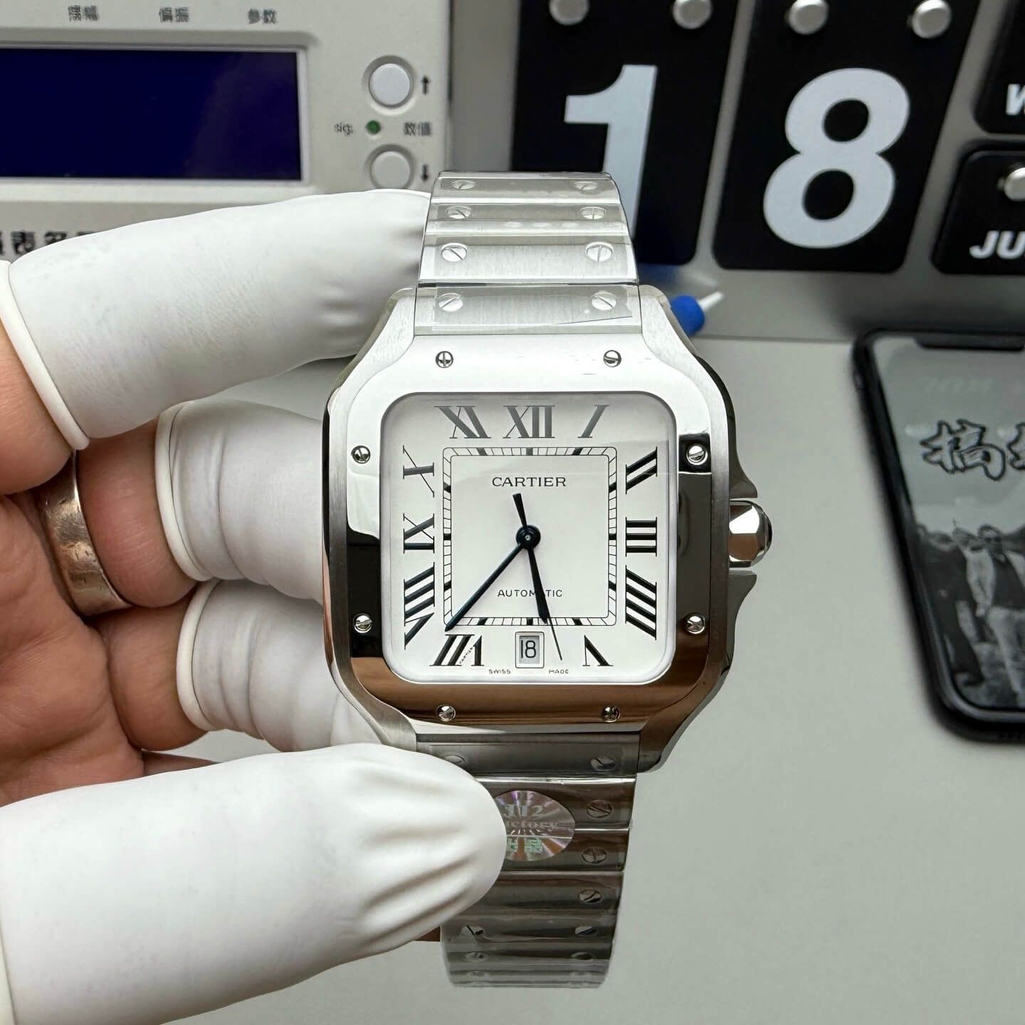 Cartier Replica Santos Super Clone Watch WSSA0018