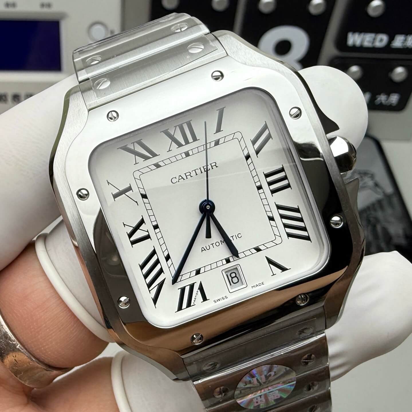 Cartier Replica Santos Super Clone Watch WSSA0018