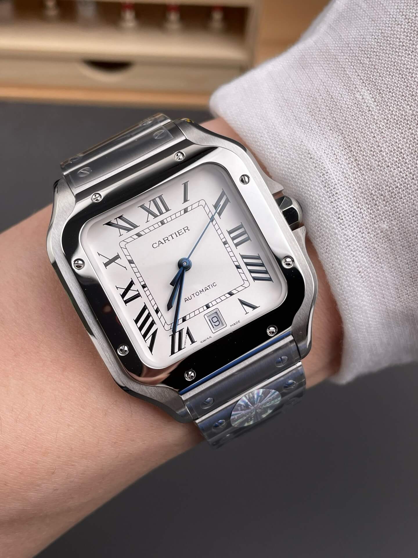 Cartier Replica Santos Super Clone Watch WSSA0018 Cartier Replica Santos Super Clone Watch WSSA0018