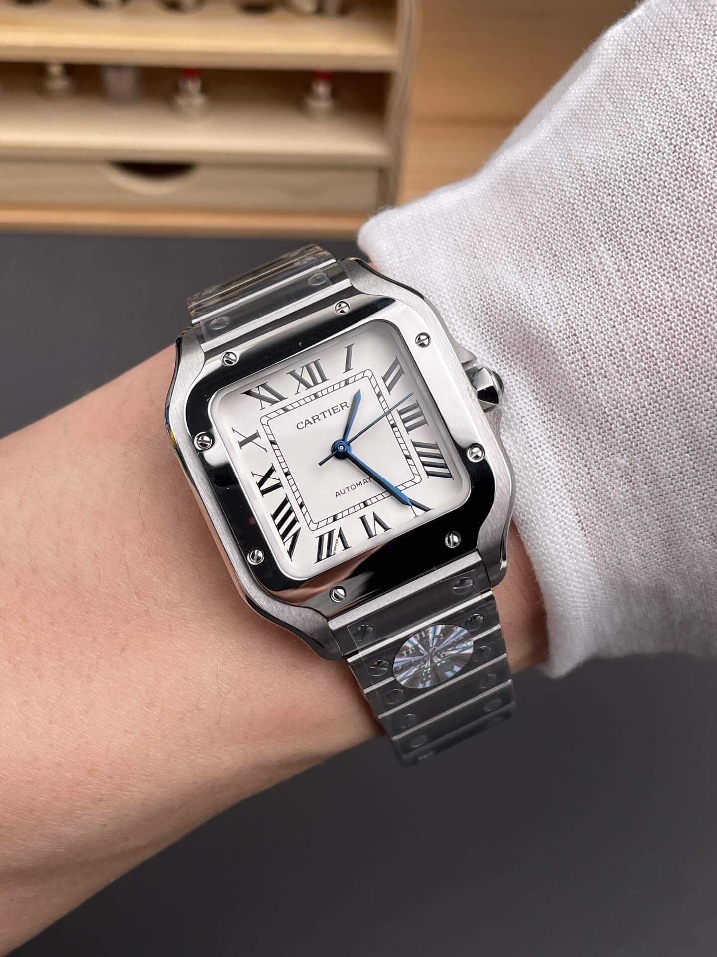 Cartier Replica Santos Super Clone Watch WSSA0029 Cartier Replica Santos Super Clone Watch WSSA0029