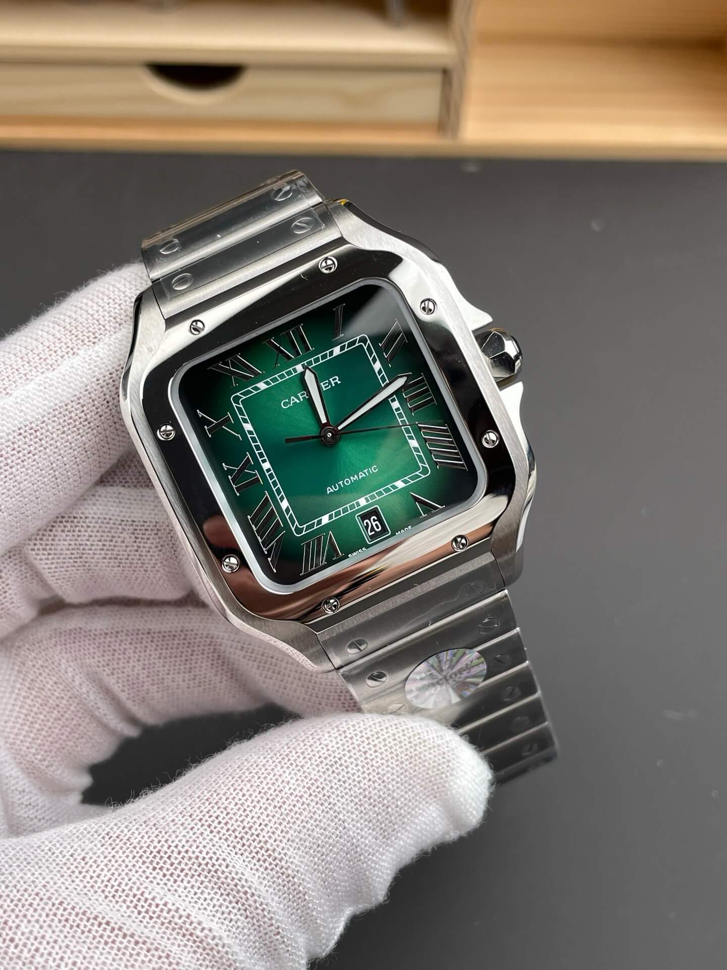 Cartier Replica Santos Super Clone Watch WSSA0062 Cartier Replica Santos Super Clone Watch WSSA0062