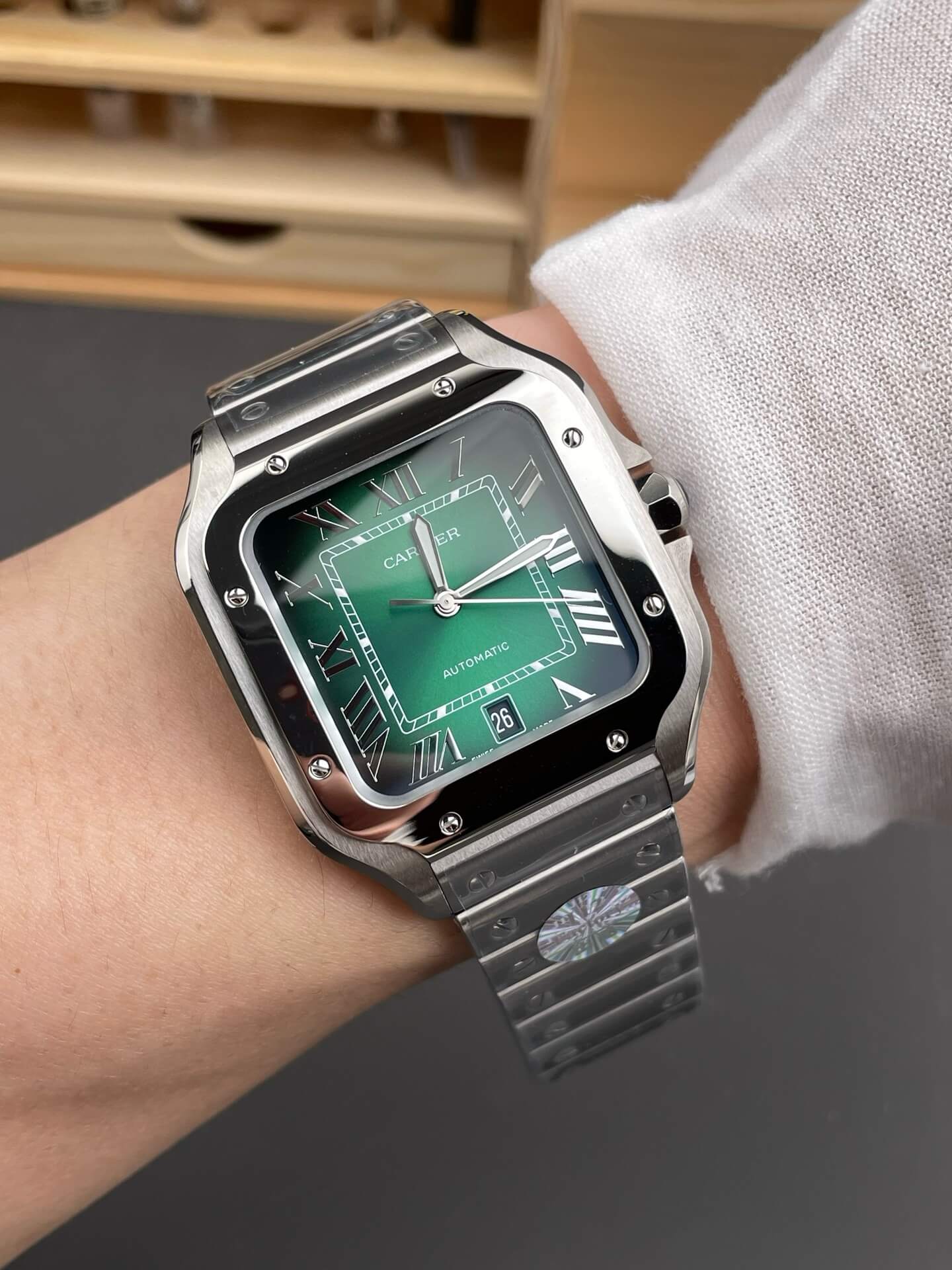 Cartier Replica Santos Super Clone Watch WSSA0062 Cartier Replica Santos Super Clone Watch WSSA0062