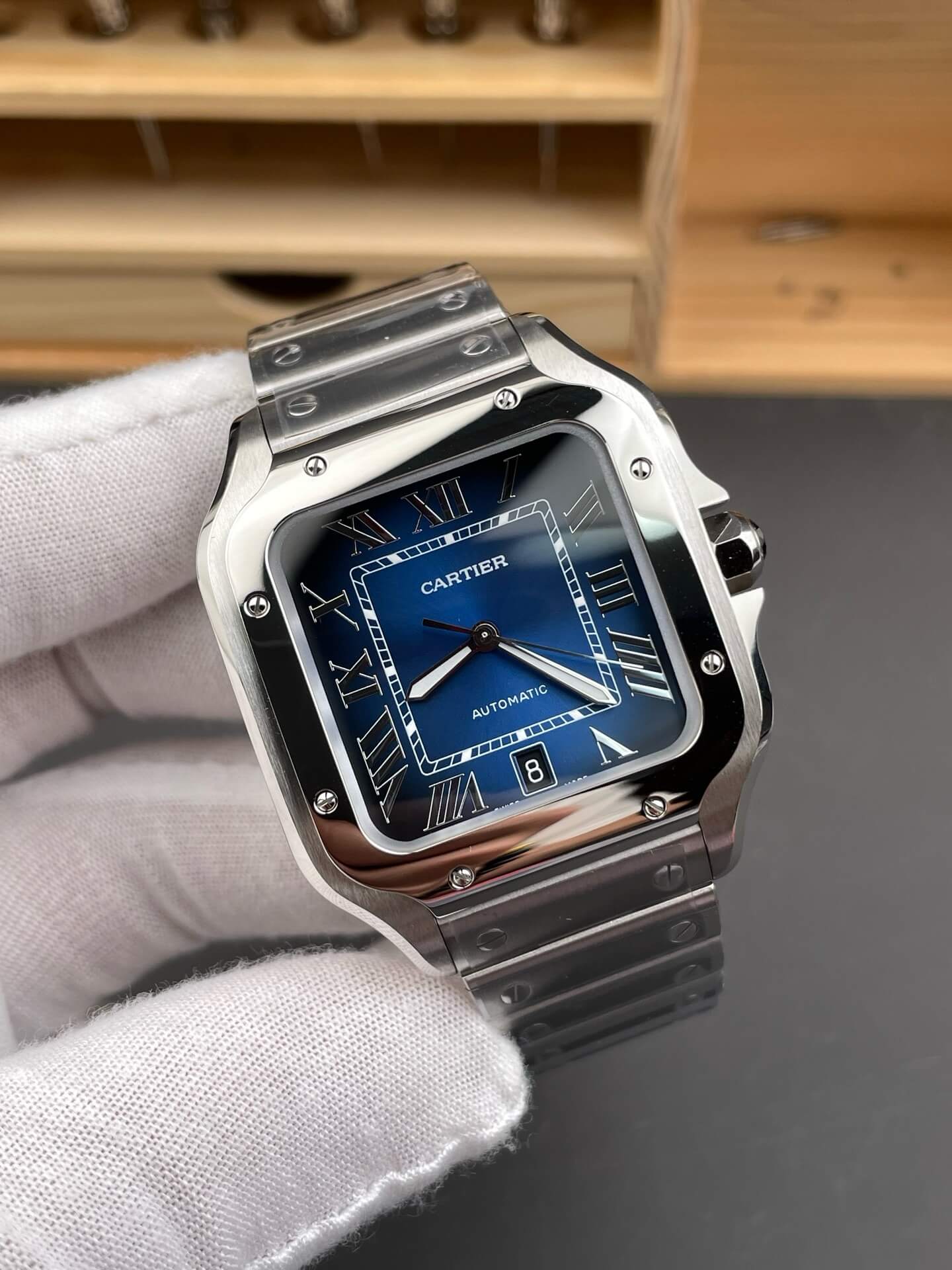 Cartier Replica Santos Super Clone Watch WSSA0071 Cartier Replica Santos Super Clone Watch WSSA0071
